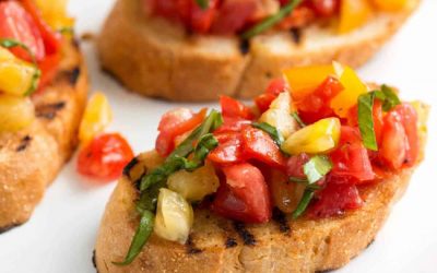 Tomato & Basil Bruschetta