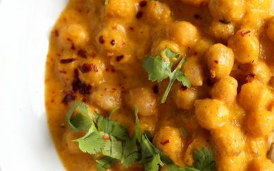 Mango & Chickpea curry