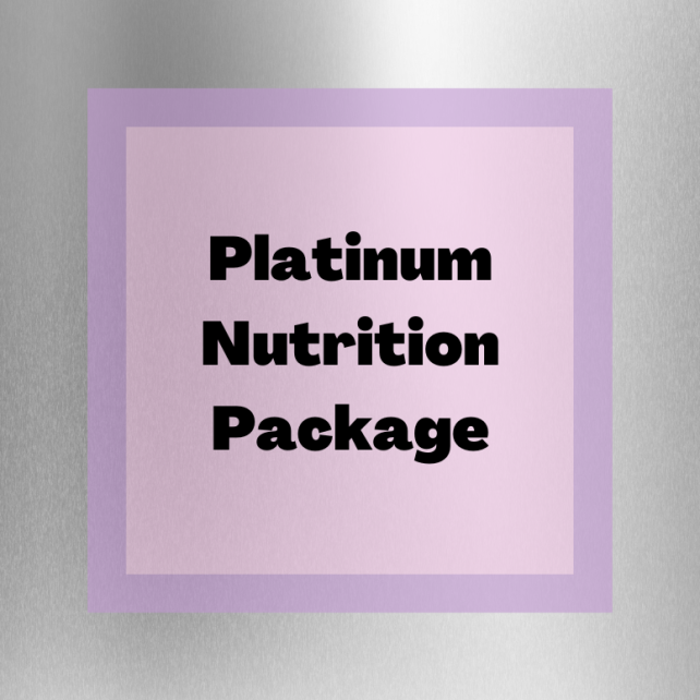 Platinum Personalised Nutrition Package