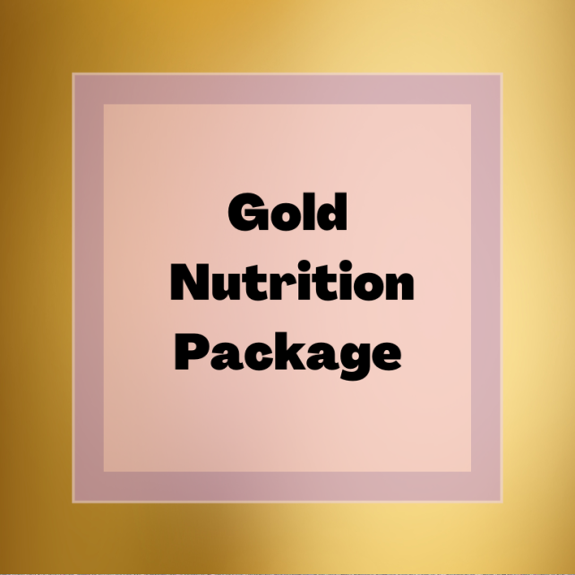 Gold Personalised Nutrition Package